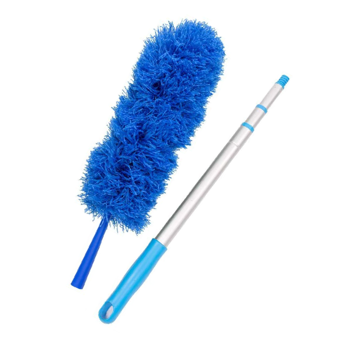 MICRO FEATHER DUSTER W/HANDLE - DESEMPOLVADOR DE MICROFIBRA Y BASTÓN TELESCÓPICO