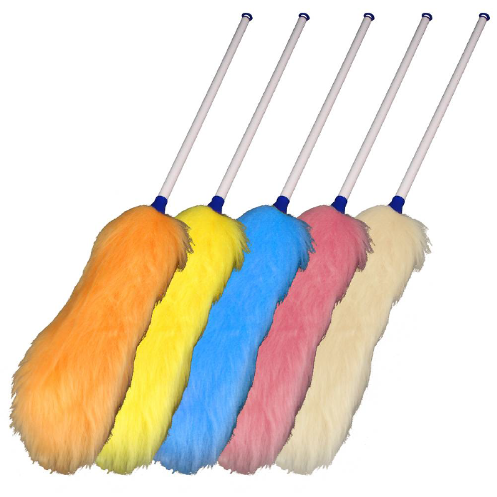 DUSTER LAMBS WOOL - PLUMERO 28&quot;