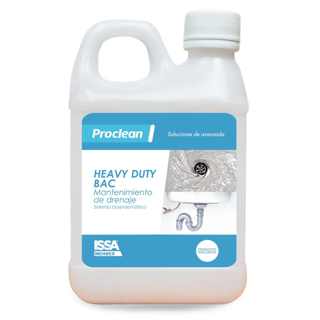 HEAVY DUTY BAC Eliminador de Acumulaciones de Grasa y Mantenedor de Desague