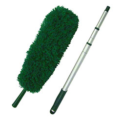 [0202-FD22-KIT] MICRO FEATHER DUSTER W/HANDLE - PLUMERO - DESEMPOLVADOR DE MICROFIBRA Y BASTÓN TELESCÓPICO